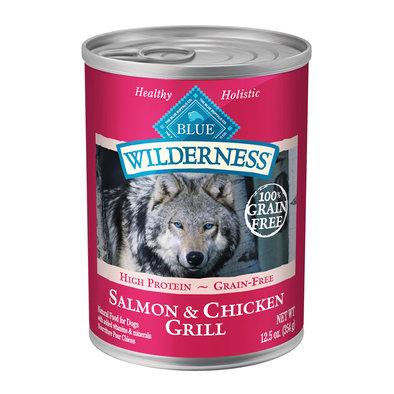 Canned Dog Food, Wilderness, Salmon & Chicken Grill - 354 g