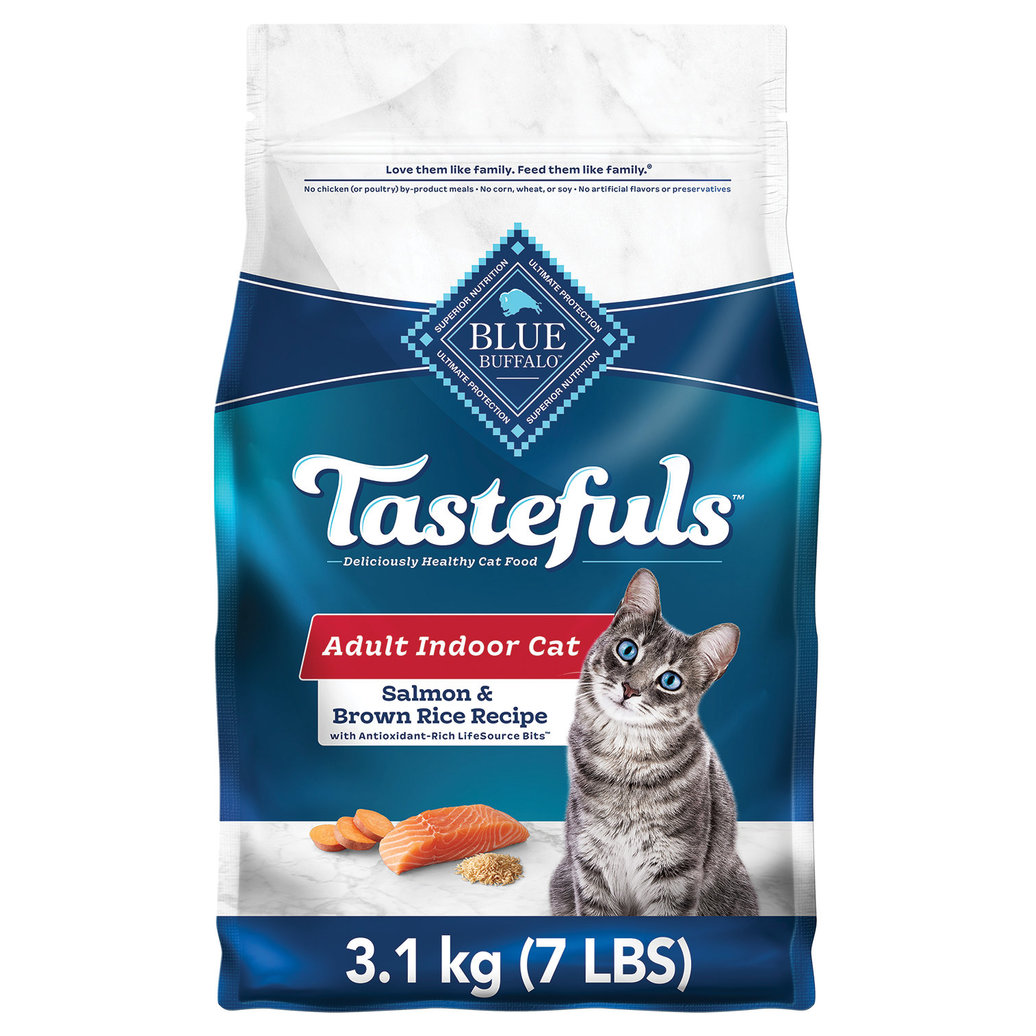 View larger image of Blue Buffalo, Tastefuls Indoor Health Natural Adult Dry Cat Food, Salmon & Brown Rice