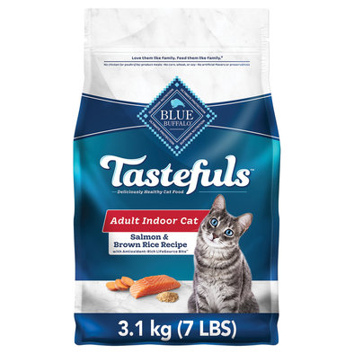 Blue Buffalo, Tastefuls Indoor Health Natural Adult Dry Cat Food, Salmon & Brown Rice