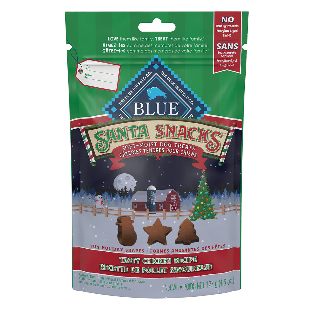 View larger image of Blue Buffalo, Santa Snacks Soft Treat - 142 g - Dog Treat
