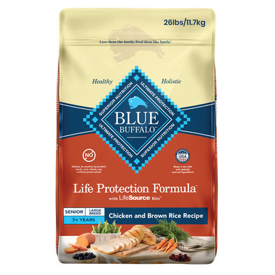 Blue Buffalo, Senior - Life Protection - Chicken & Brown Rice