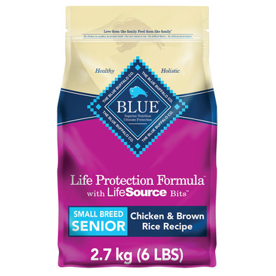 Blue Buffalo, Senior - Life Protection - Small Breed - Chicken & Brown Rice