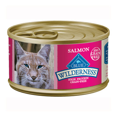 Blue Buffalo, Wilderness, Salmon Canned Cat Food - 165 g - Wet Cat Food