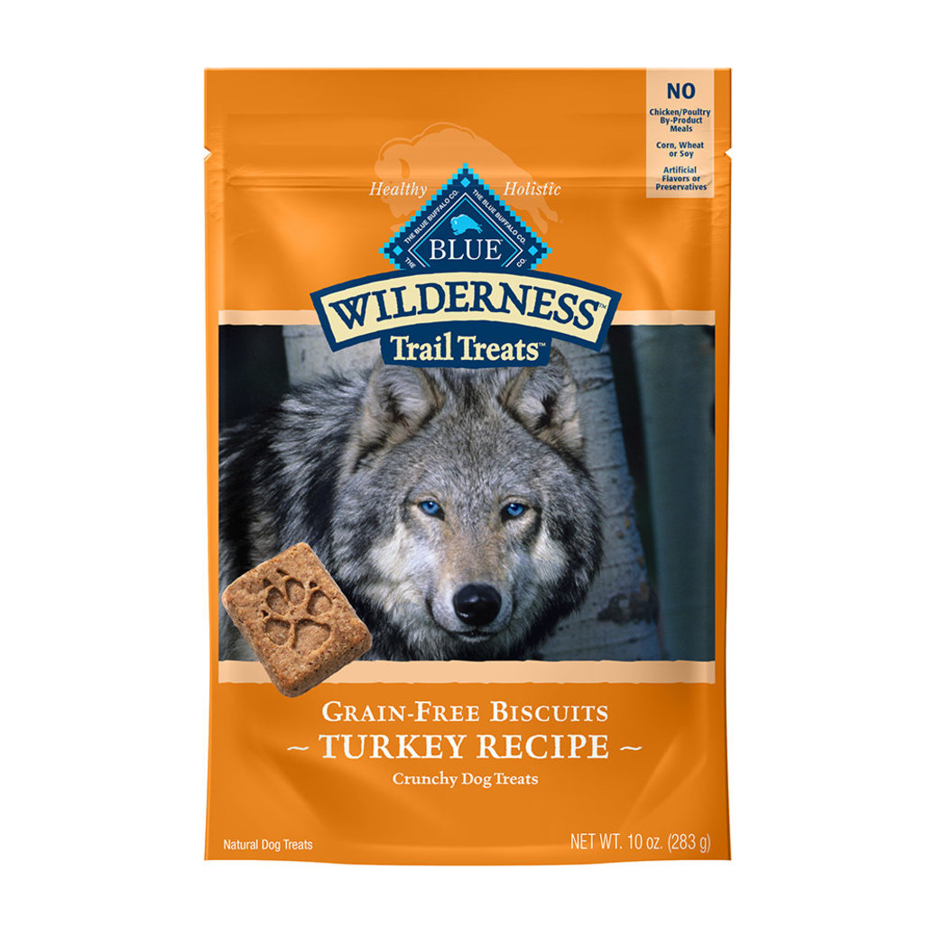 View larger image of Blue Buffalo, Wilderness Turkey Biscuits - 10 oz - Dog Biscuit