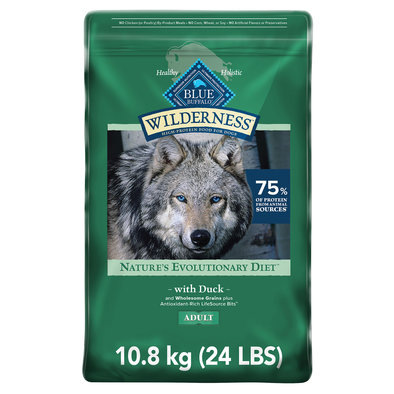 Blue Buffalo, Wilderness with More Meat & Wholesome Grains Adult Dog - Duck