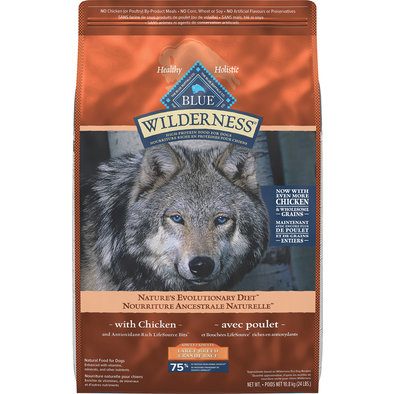 Wilderness with More Meat & Wholesome Grains Large Breed Adult Dog - Chicken