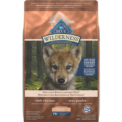Wilderness with More Meat & Wholesome Grains Large Breed Puppy - Chicken