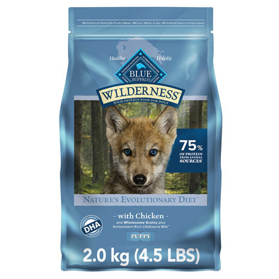 Blue Buffalo, Wilderness with More Meat & Wholesome Grains Puppy - Chicken