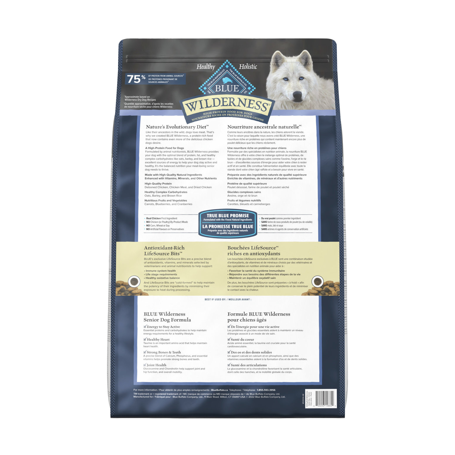 Blue wilderness clearance senior dog food