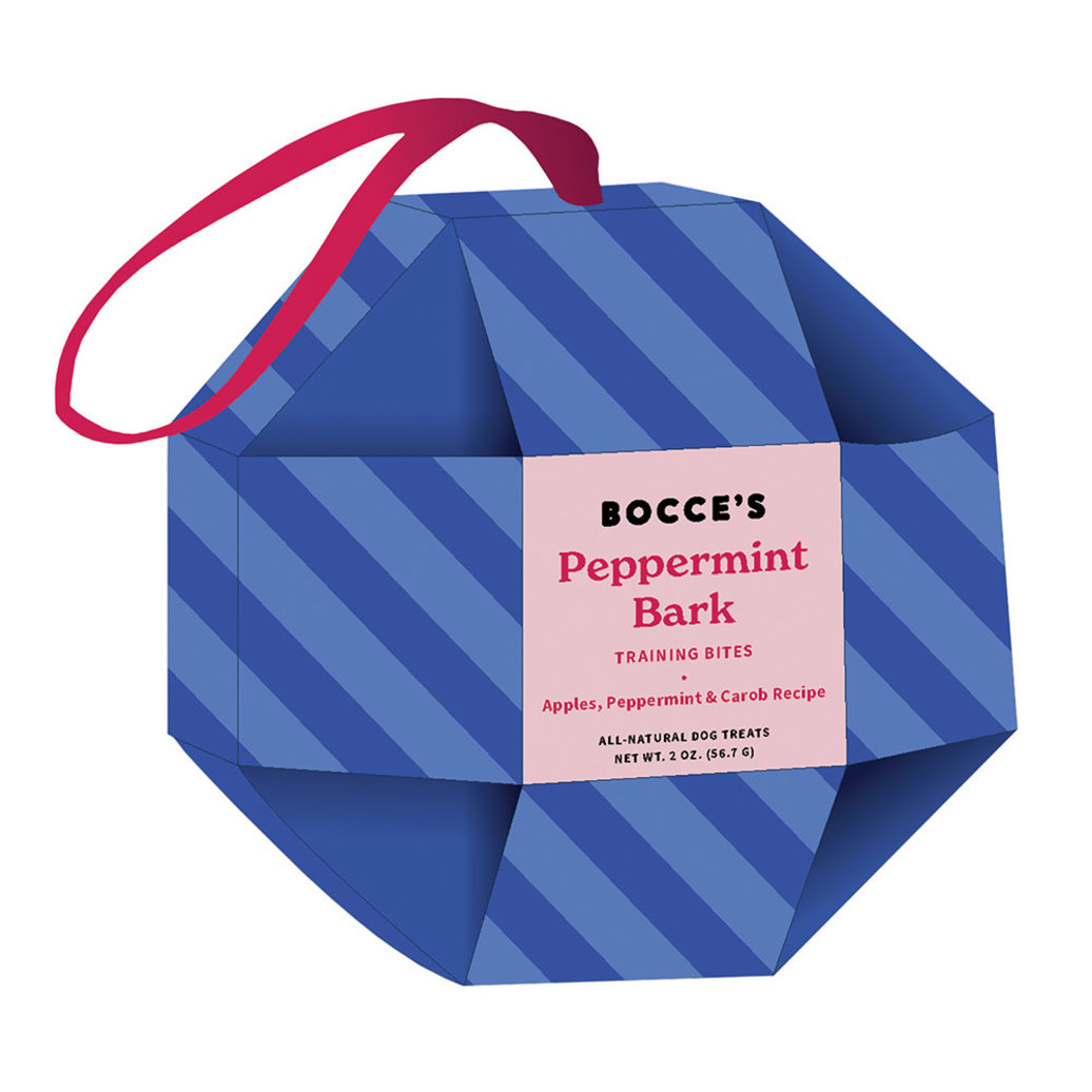 View larger image of Bocce's Bakery, Peppermint Bark Ornament - 56.7 g