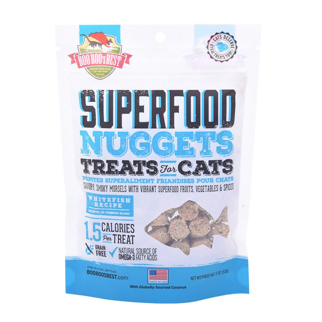 View larger image of Boo Boo Best, Feline Dehydrated Treats - White Fish - 56 g