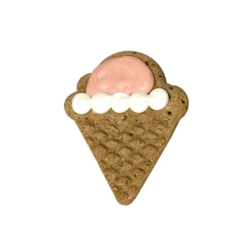 View larger image of Bosco & Roxy's, Birthday Mini Ice Cream Cone - Dog Biscuit