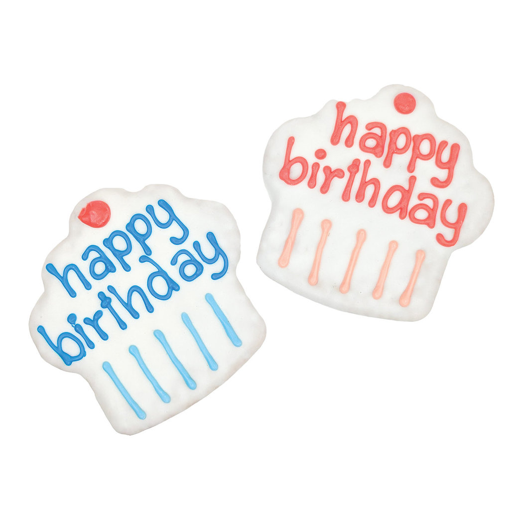 View larger image of Bosco & Roxy's, Happy Birthday Cupcakes - Prepackaged - Dog Biscuit