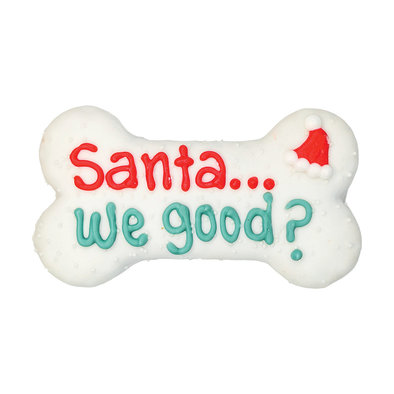 Bosco & Roxy's, Santa we good? - 6" - Dog Biscuit