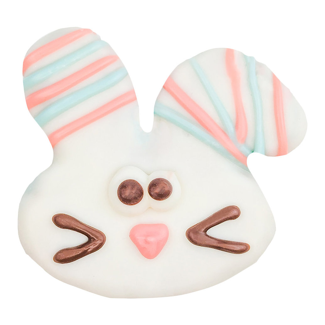 View larger image of Bosco & Roxy's, Suzy Stripes Bunny - Large - Dog Biscuit