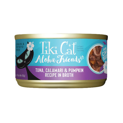 Can, Feline Adult-Aloha Friends-Tuna Calamari-85g
