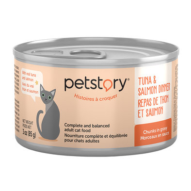 Can,Feline-Tuna & Salmon Chunks in Gravy - 85g