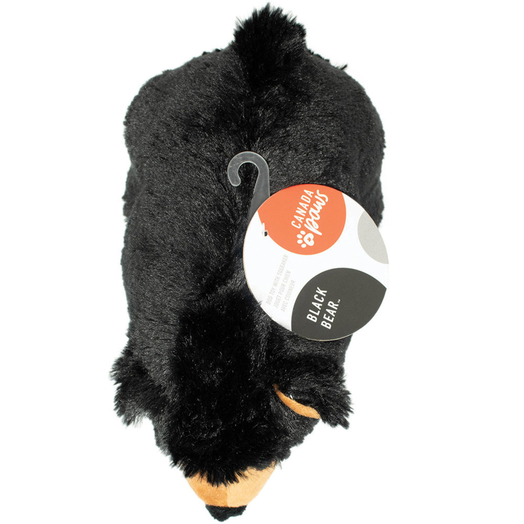 View larger image of Canada Paws, Black Bear - 9" - Plush Dog Toy