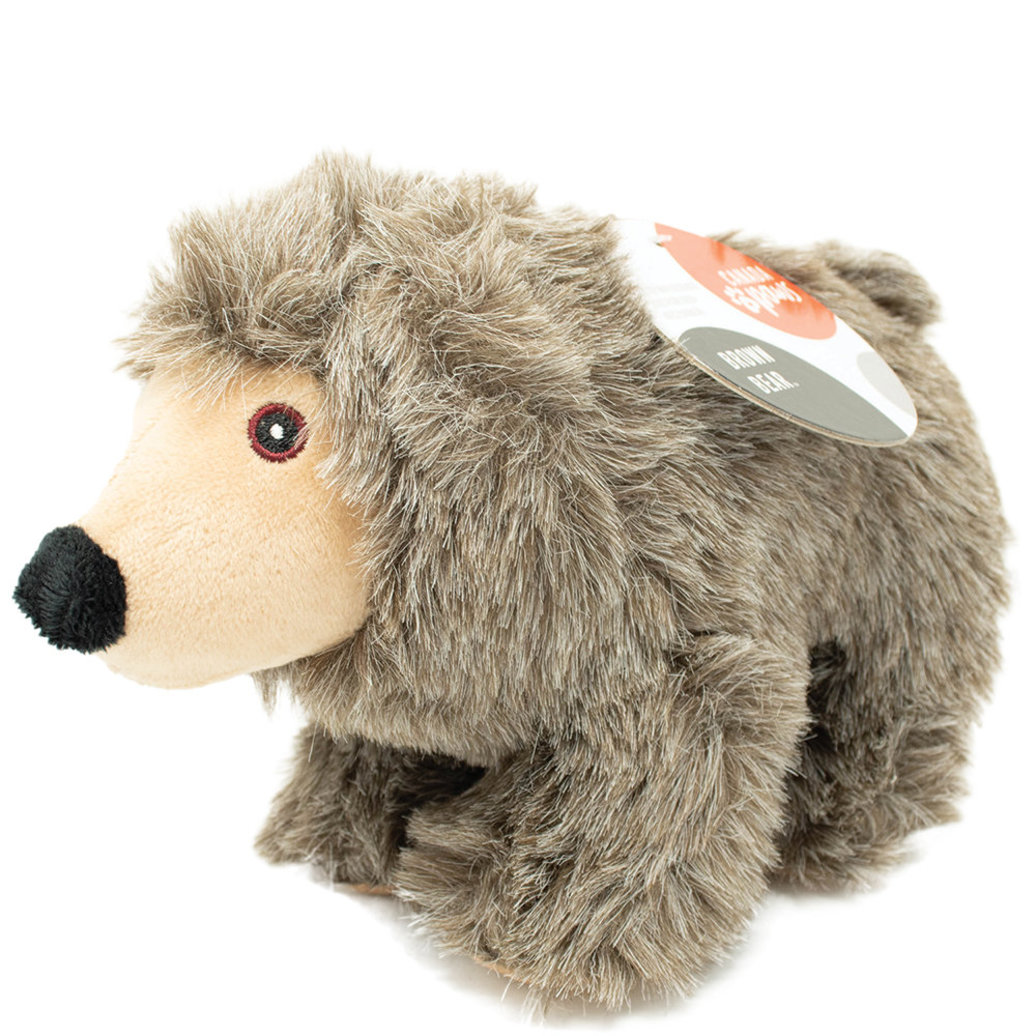 View larger image of Canada Paws, Brown Bear - 9" - Plush Dog Toy