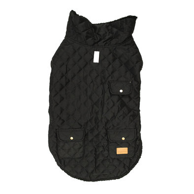 Quilted Barn Coat - Black