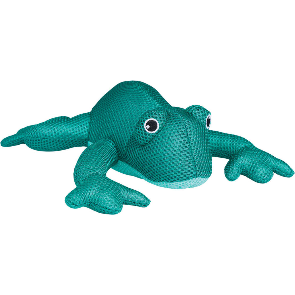 View larger image of Canada Pooch, Chill Seeker Cooling Pals - Teal Frog - Plush Dog Toy