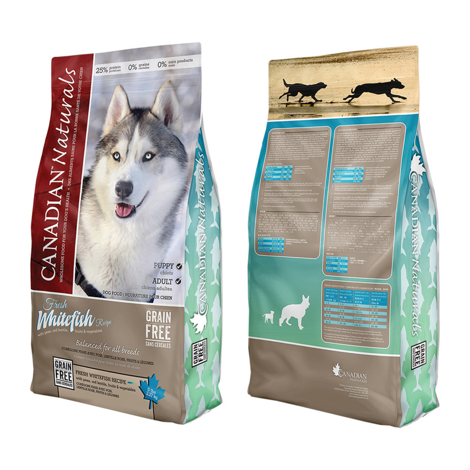 Canadian naturals puppy food sale