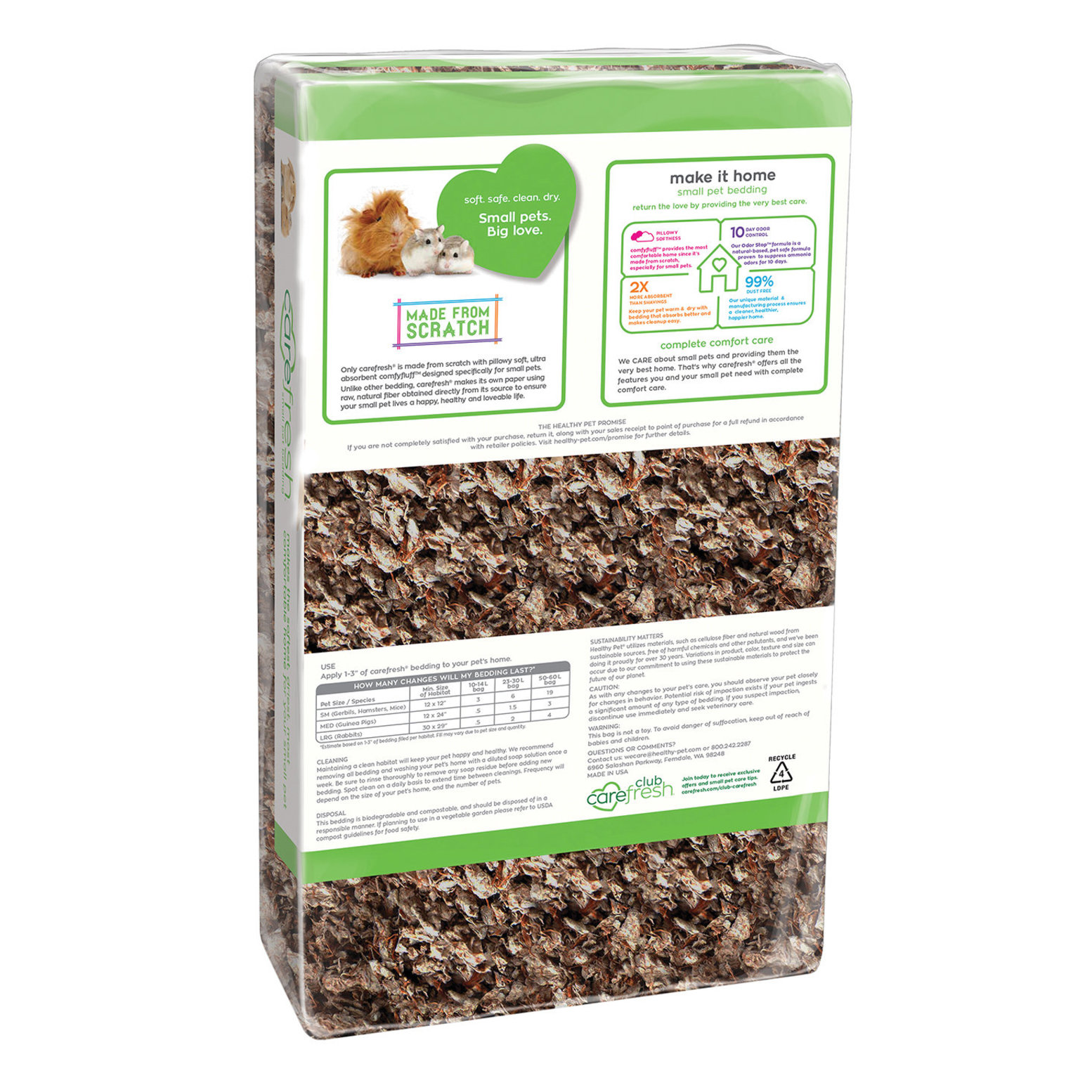 CareFRESH Natural Pet Bedding 14 L Ren s Pets