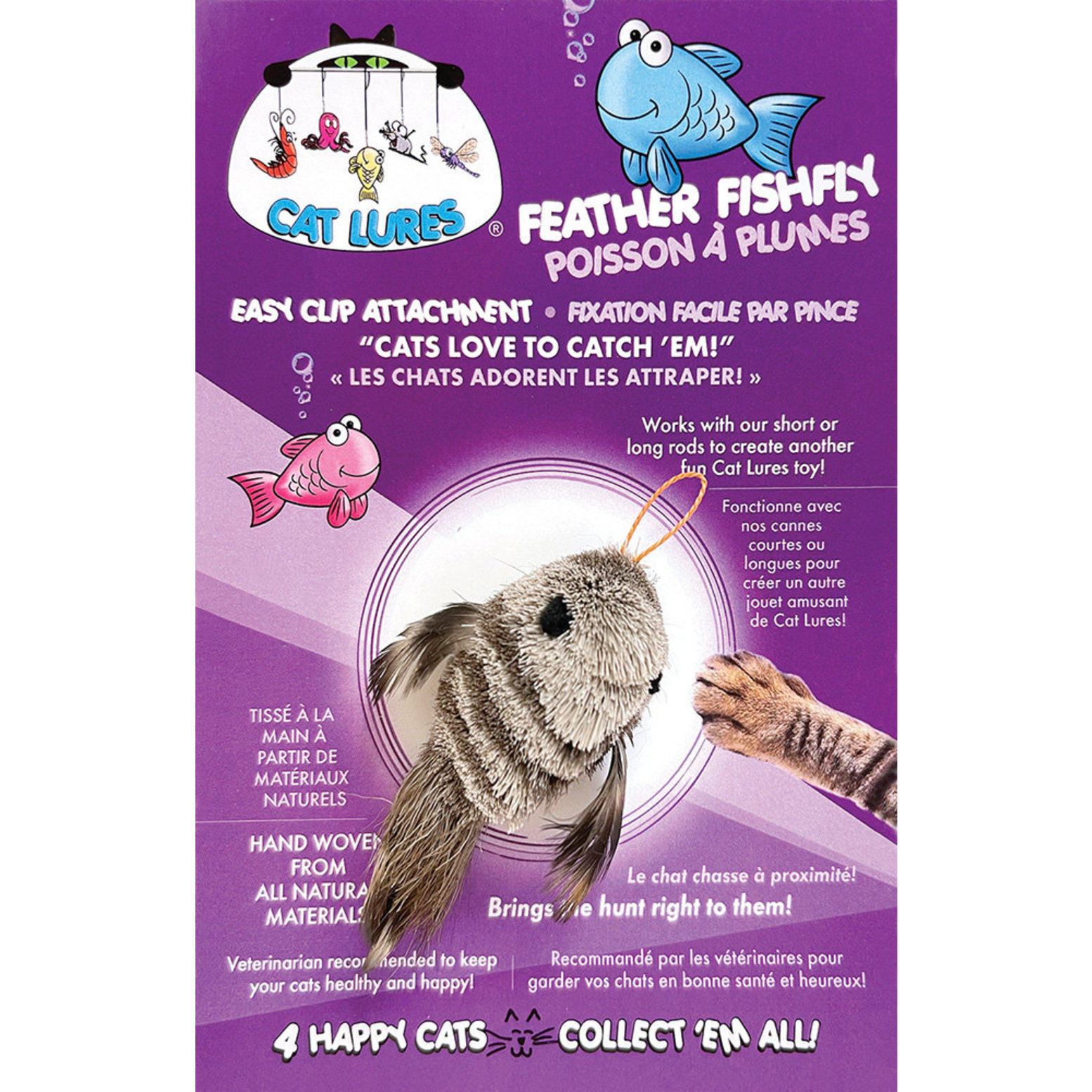 Cat Lures,Feather Fishfly - Ren's Pets