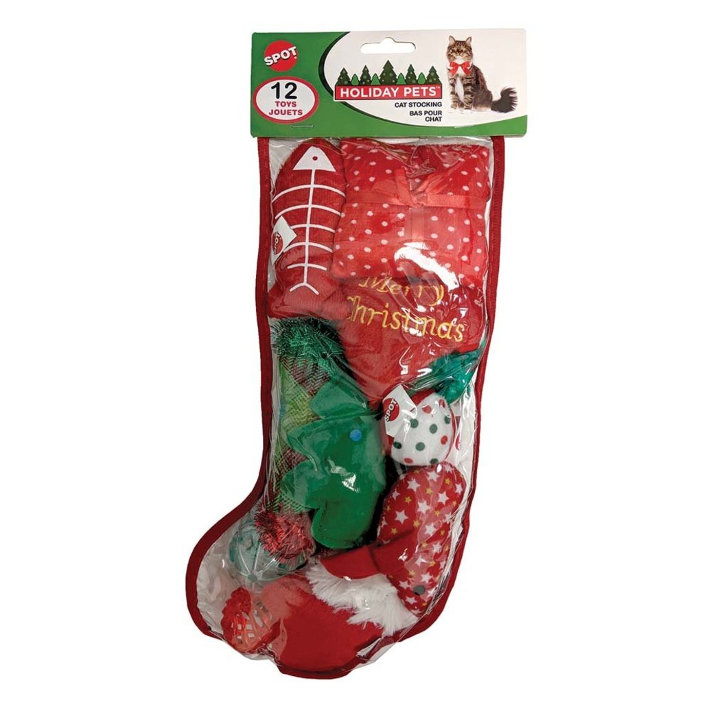 View larger image of Cat Toy, Hldy Cat Toys Included In Stocking-Lrg