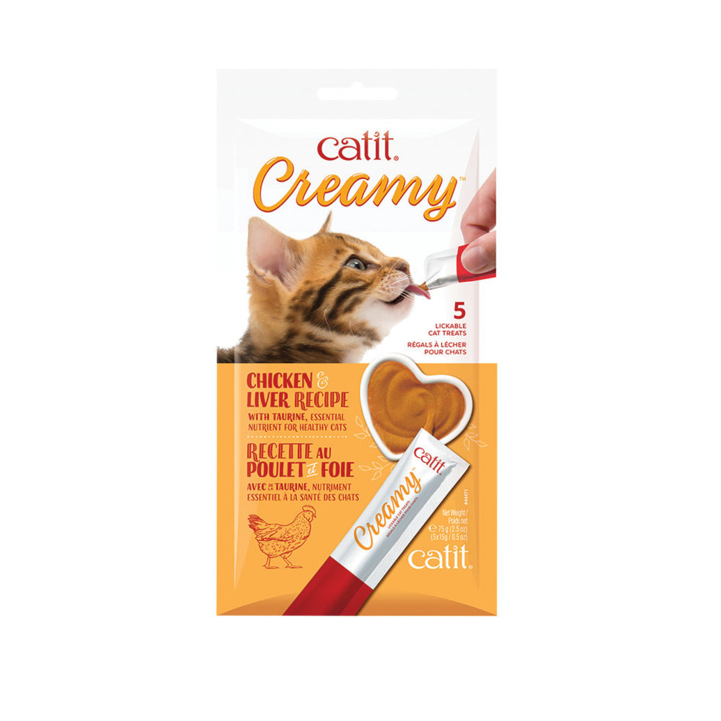View larger image of Catit, Creamy Treats - Chicken - 15 g - 5 pk