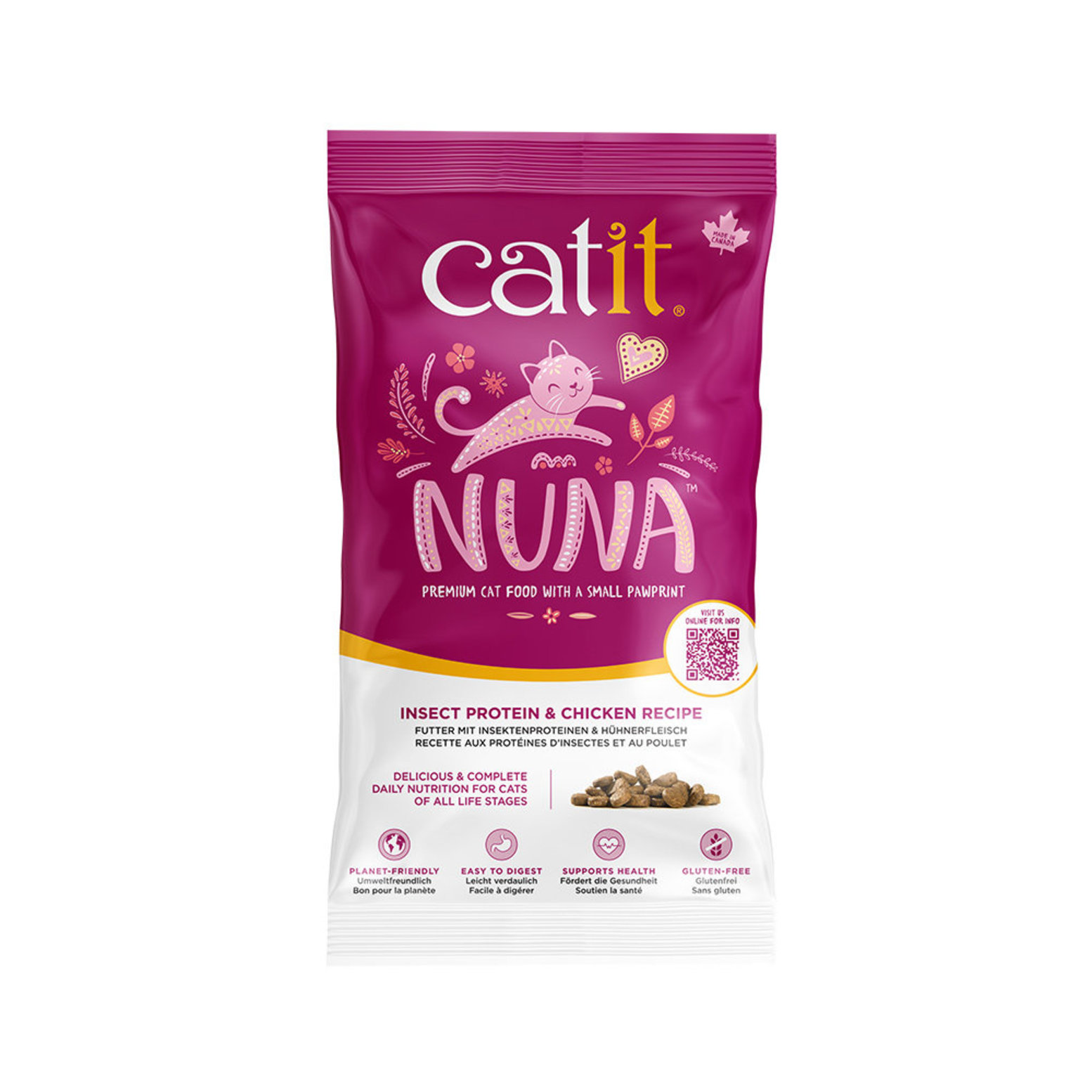 Catit Nuna Feline Adult Insect Protein Chicken 150 g Ren s