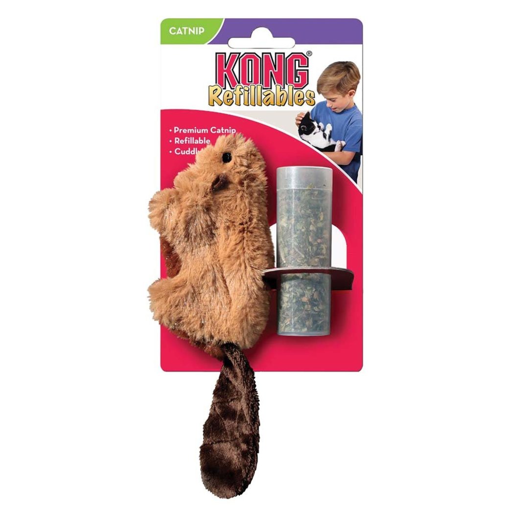 View larger image of Refillables Catnip Beaver Toy