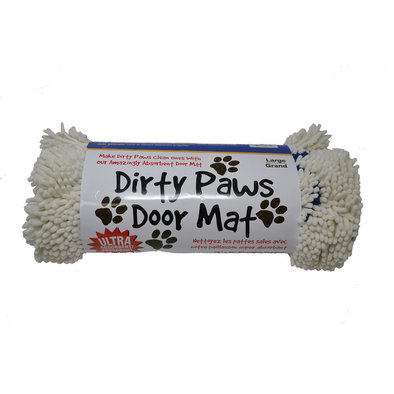 Dirty Paws, Doormat - Meringue - 36x26"