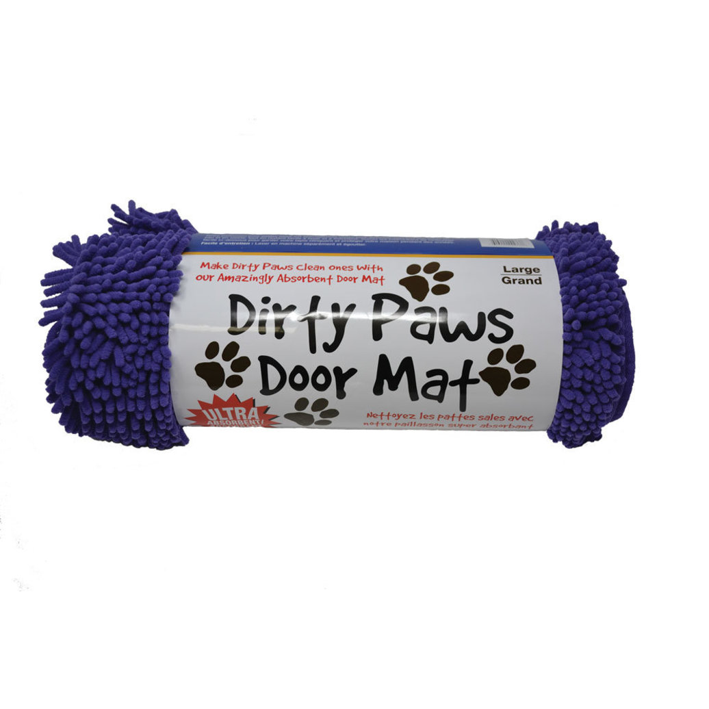 View larger image of Celebrity, Dirty Paws, Doormat - Ultra Violet - 36x26"