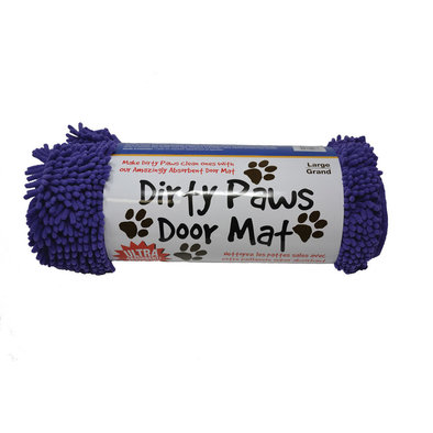 Dirty Paws, Doormat - Ultra Violet - 36x26"