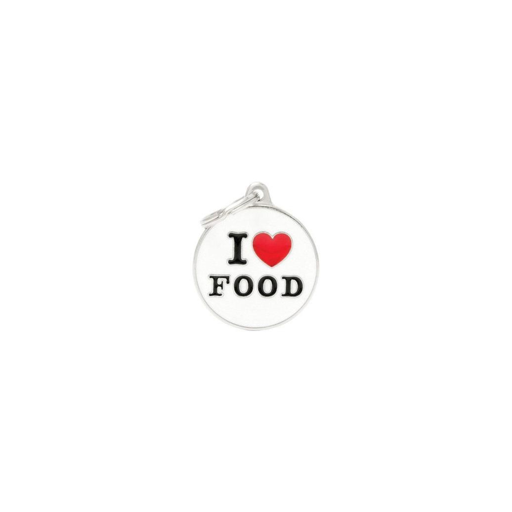 View larger image of Charms, I Love Food Tag