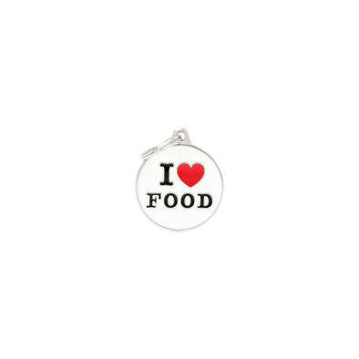 Charms, I Love Food Tag
