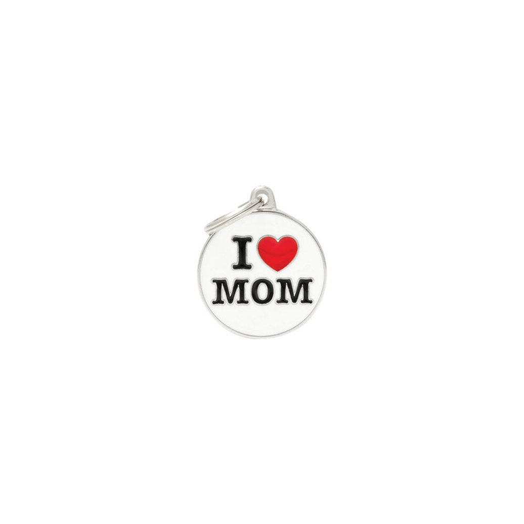 View larger image of Charms, I Love Mom Tag
