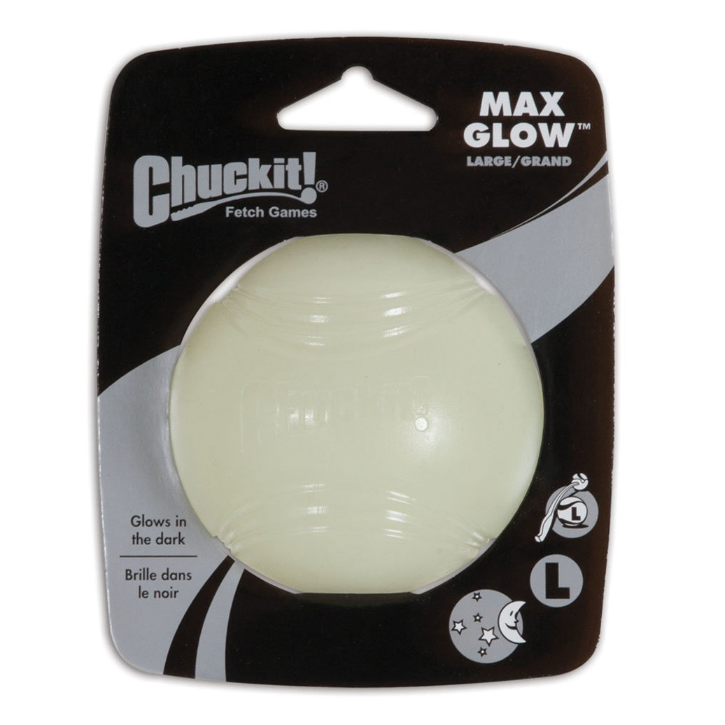 View larger image of Chuckit!, Max Glow Ball - White