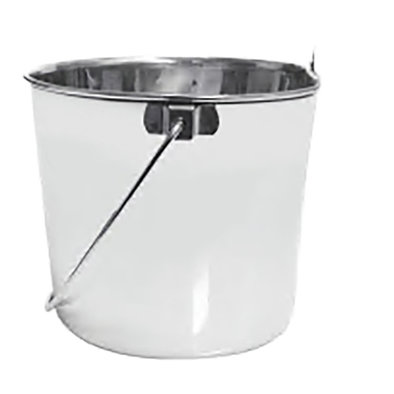 Pail with Flat Side