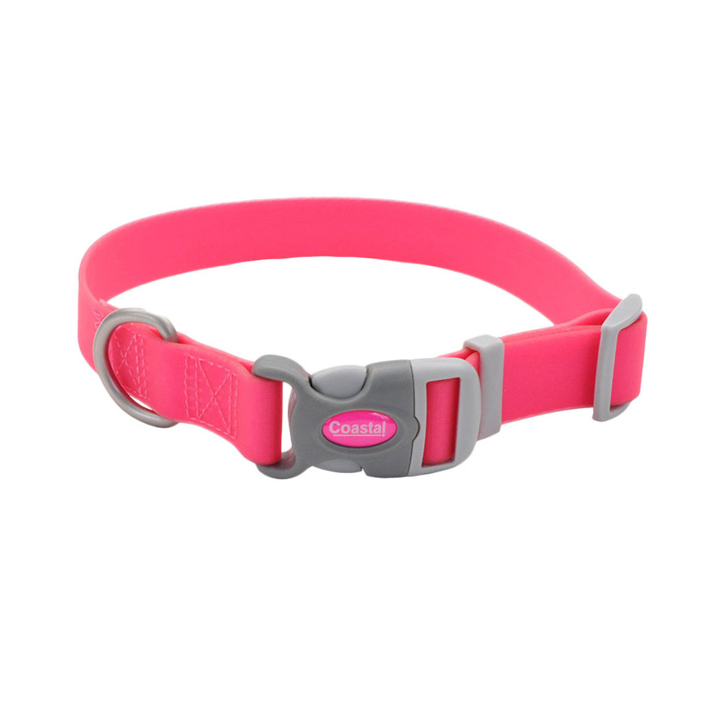 View larger image of  Adjustable Waterproof Collar, Fuscia, Large - 1" x 18"-26"