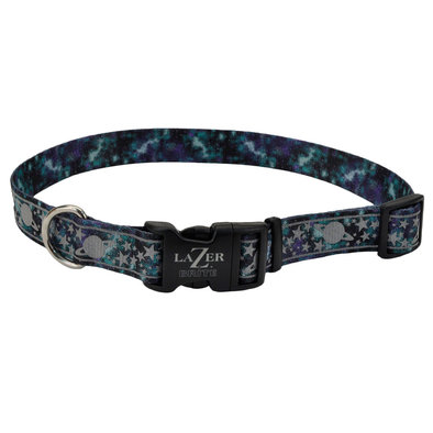 Coastal, Dog Collar - Lazer Brite - Galaxy - 3/8" x 8x12" - Dog Collar