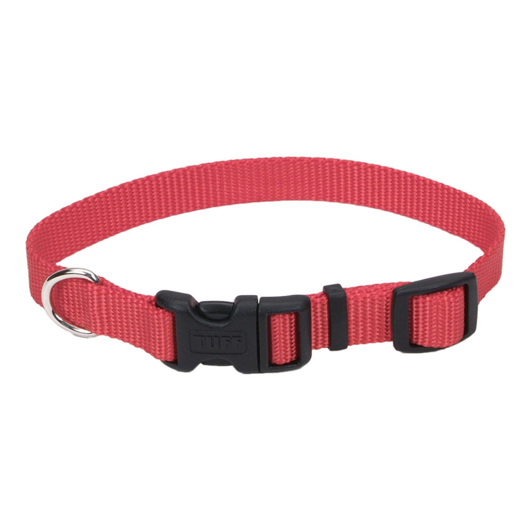 View larger image of Coastal, Adjst Collar w/Plastic Buckle Red M - 3/4x14-20"