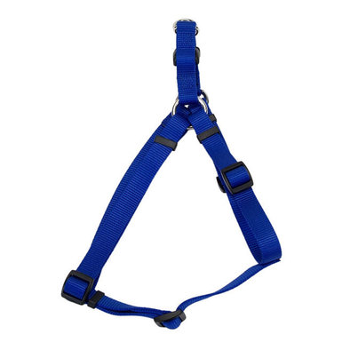 Adjustable Dog Harness, Blue, Large - 1" x 26"-38"