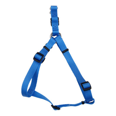 Adjustable Dog Harness, Blue Lagoon, Large - 1" x 26"-38"