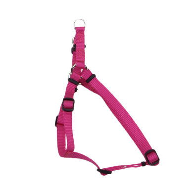 Adjustable Dog Harness, Pink Flamingo, Large - 1" x 26"-38"
