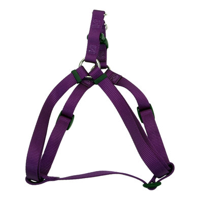 Adjustable Dog Harness, Purple, Medium - 3/4" x 20"-30"