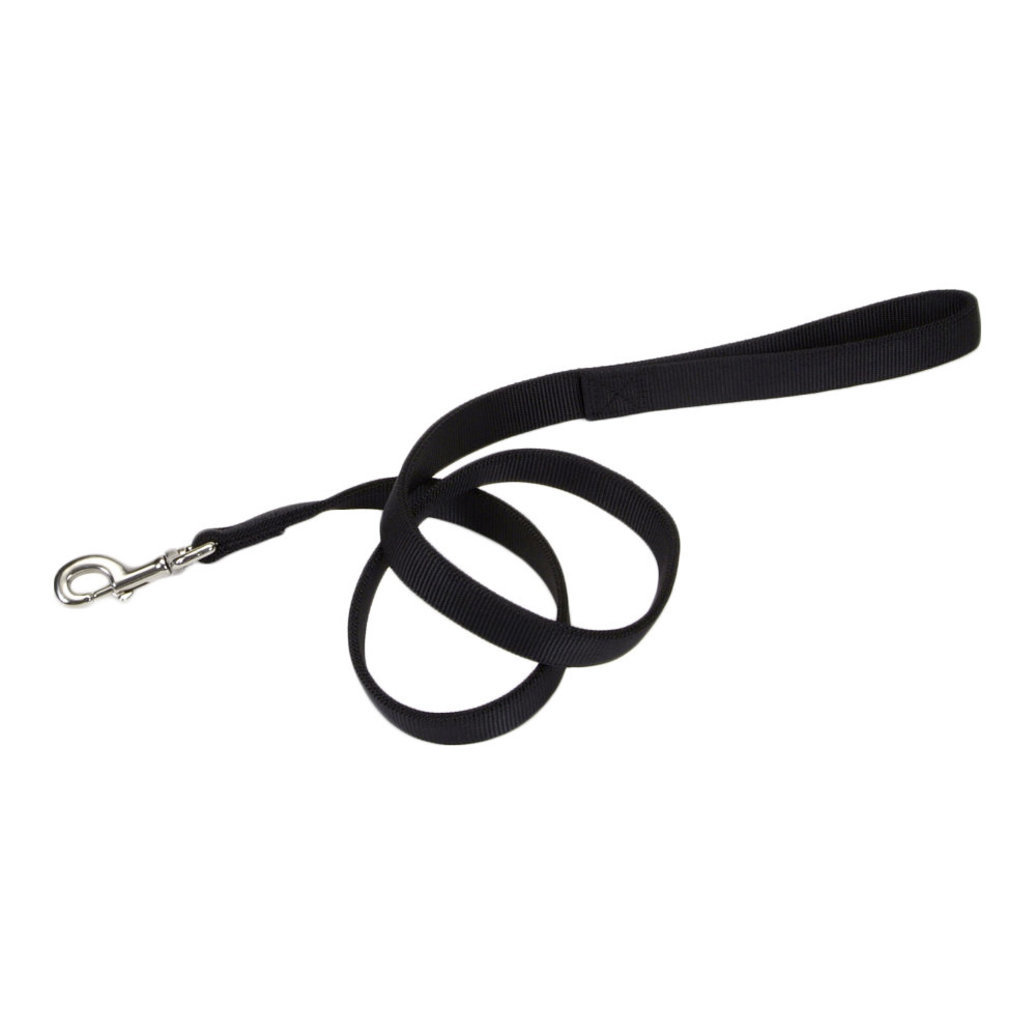 View larger image of Dog Leash - Core 2 Ply - Black -1" x 6'