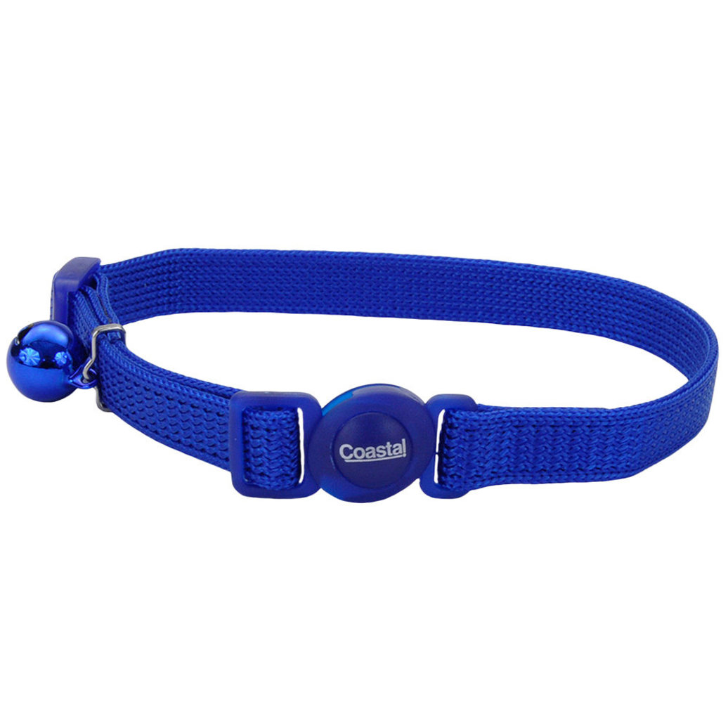 View larger image of Cat Collar Adjustable Breakaway Snag Proof Blue - 3/8x8-12"