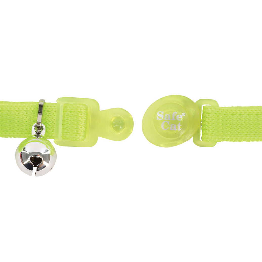View larger image of Cat Collar Adjustable Breakaway Snag Proof Lime - 3/8x8-12"